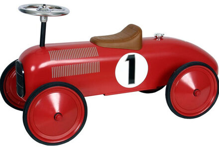 metalen racewagen rood (991100)
