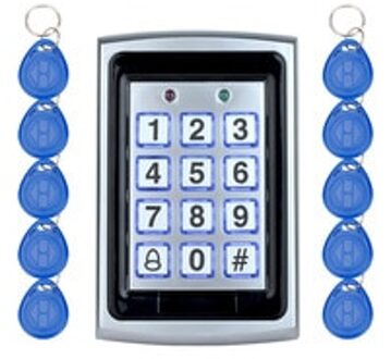Metalen RIFD out deur toetsenbord toegangscontrole Toetsenbord rfid kaartlezer voor security system