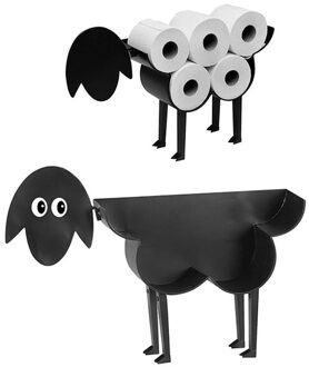 Metalen Schapen Toiletpapier Rekken Vrijstaande Toiletpapier Opslag Houder Tissue Opslag Toiletrolhouder Papier Badkamer Ijzer