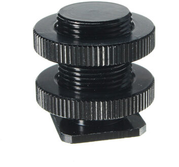 Metalen shockproof clip Flitsschoenadapter 5/8 inch 1/4 inch Schroef voor Camera statief hoofd Microfoon Mic Beugel