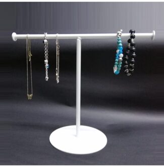 Metalen Sieraden En Accessoires Stand Decoratieve Metalen Sieraden Stand-Wit Earring Ketting Ring Make Armband Jewelryd Stand