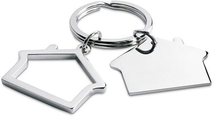 Metalen sleutelhanger Huis 3