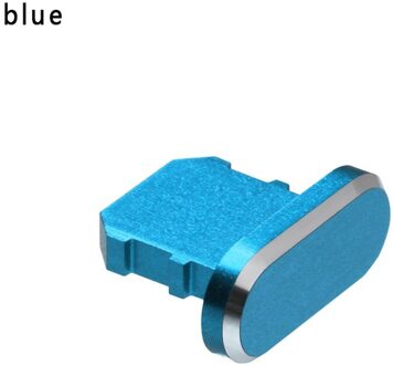 Metalen Stof Plug Poort Opladen Skin Pc Charger Port Anti Dust Plug Cap Stopper Cover Mobiele Telefoon Stof Plug Paars