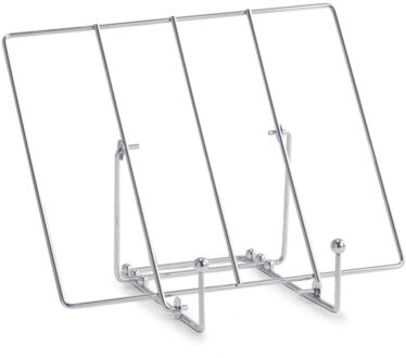 Metalen tablet/iPad standaard/houder zilver 30 cm