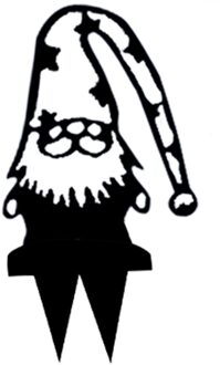 Metalen Tak Gnome Tuin Decoratie Teken Thuis Gazon Yard Decor Art Sculptuur Tuin Standbeeld Pasen Lente Decoratie