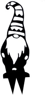 Metalen Tak Gnome Tuin Decoratie Teken Thuis Gazon Yard Decor Art Sculptuur Tuin Standbeeld Pasen Lente Decoratie