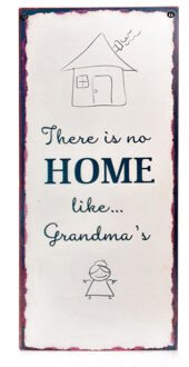 metalen tekstbord grandma