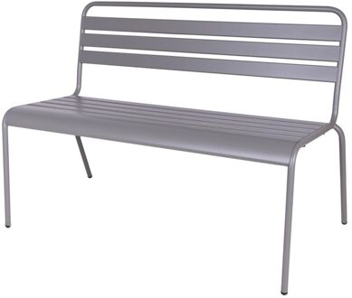 metalen tuinbank Max 120 cm muisgrijs - stapelbaar