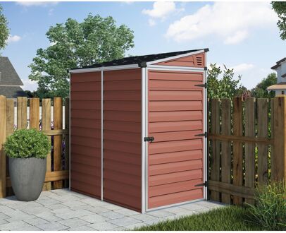 Metalen Tuinhuis Skylight - Amber - 176x121cm - Enkele Deur - Met Vloer - Met Lessenaarsdak