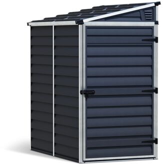 Metalen Tuinhuis Skylight - Donkergrijs - 177x121cm - Enkele Deur - Met Vloer - Met Lessenaarsdak