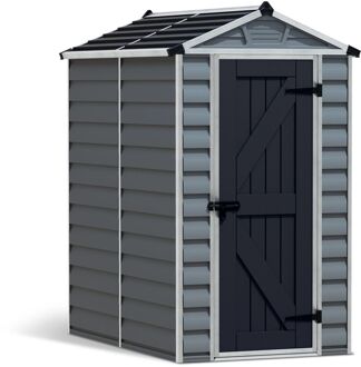 Metalen Tuinhuis Skylight - Grijs - 176x120cm - Met Vloer