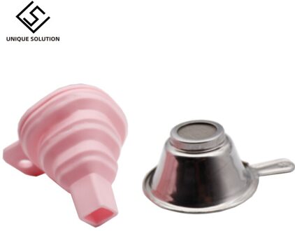 Metalen Uv Hars Filter Cup + Silicon Trechter Wegwerp Voor Anycubic Photon Sla 3D Printer Accessoires roze
