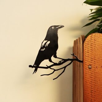 Metalen Vogel Stalen Profiel Achtertuin Art, Vogel Boomtak Art, Geschikt Voor Outdoor Decoratie Van Tuin En Binnenplaats