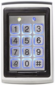 Metalen Waterdichte Toegangscontrole 125Khz Rfid Kaartlezer Toetsenbord Voor Deur Toegangscontrole Systeem