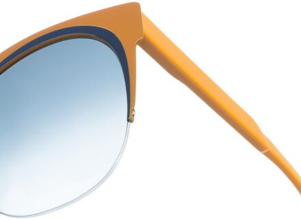 Metalen zonnebril met ovale vorm ME101S dames Grijs - One Size