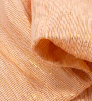 Metallic Knipperende poly katoen stof shantung zijde bridal jas schoen zak gordijn materiaal 50 cm * 138 cm beige gouden