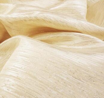 Metallic Knipperende poly katoen stof shantung zijde bridal jas schoen zak gordijn materiaal 50 cm * 138 cm licht beige zilver