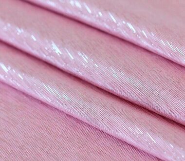Metallic Knipperende poly katoen stof shantung zijde bridal jas schoen zak gordijn materiaal 50 cm * 138 cm roze zilver