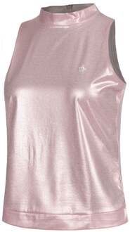 Metallic Tanktop Dames-Pink roze - XS