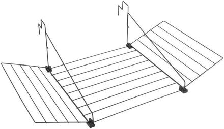 Metaltex droogrek Tilburg 12m zwart