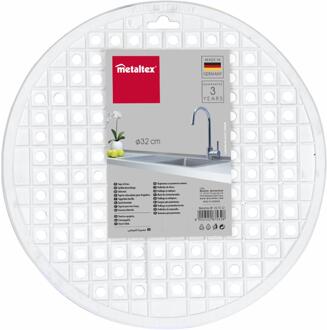 Metaltex spoelbak mat rond 32cm