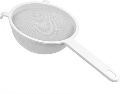Metaltex zeef - Ø 7 cm - polyester Wit