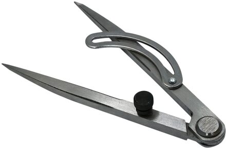 Meten Afstand Kompas Verstelbare Lederen Craft Roterende Tool Leer Markering Gereedschap Kraspen Diy Creaser Stitch 100mm