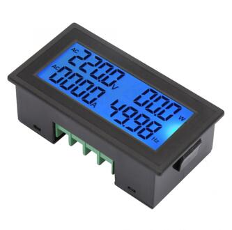 Meten Frequentie Teller YB5140DM Multi Functie AC Ampere Meter Voltmeter 0 ~ 20A Digitale Display 60 ~ 500V frequentie
