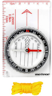 Meteor 71006 kompas & liniaal Wit - One size