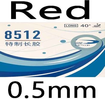 METEOR 8512 Pips lange Tafeltennis Rubber voor racket Ping Pong Paddle bat rood 0.5mm