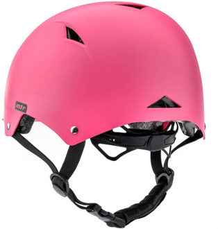 Meteor Gewone fietshelm voor kinderen Roze - M