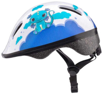 Meteor Kinder/kinder draak fietshelm Wit - One size