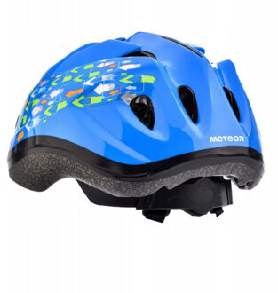 Meteor Kinder/kinder pijl fietshelm Blauw - One size