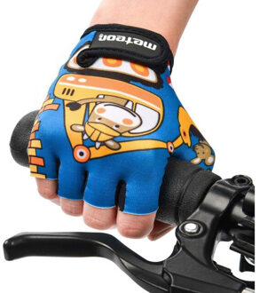 Meteor Kinder/kinderbouwer fietshandschoenen Veelkleurig - M