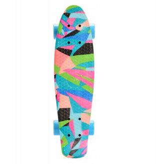Meteor Kleuren plastic abstract skateboard Veelkleurig - One size