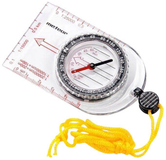 Meteor Kompas & liniaal Zwart - One size