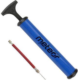 Meteor Kunststof embleem ballenpomp Blauw - One size