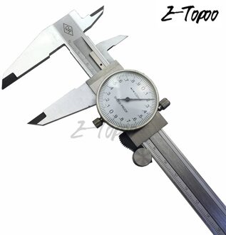 Metric Precision Dial Schuifmaat Gauge Micrometer Meetinstrument Dial Schuifmaat 0-200mm 0.02mm meetklok met case