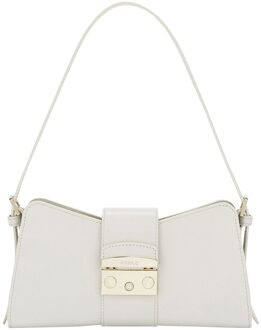 Metropolis S Shoulder Bag Remix marshmallow Damestas Wit - H 13 x B 25 x D 8.2