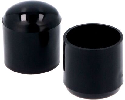 Meubeldop Rond 18mm Zwart 4 Stuks