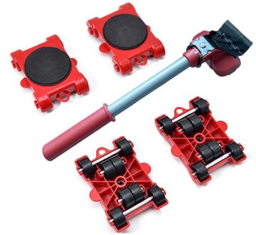 Meubelen Mover Tool Vervoer Lifter Zware Voeders Moving 4 Wielen Roller Bar