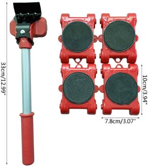 Meubelen Mover Tool Vervoer Lifter Zware Voeders Moving 4 Wielen Roller Bar