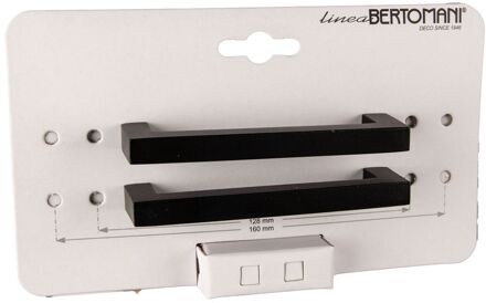 Meubelgreep 1147 Mat Zwart Aluminium 96mm 2 Stuks