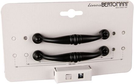 Meubelgreep 2022 - Aluminium Zwart Mat - 96mm - 2 Stuks