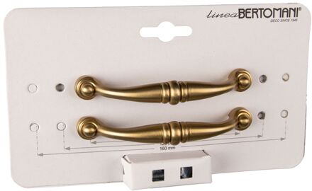 Meubelgreep 2022 Mat Messing Aluminium 96mm 2 Stuks