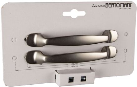 Meubelgreep 2031 - Aluminium Vernikkeld - 96mm - 2 Stuks