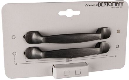 Meubelgreep 2031 Ijzer Aluminium 96mm 2 Stuks