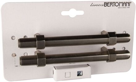 Meubelgreep 2034 - Aluminium Vernikkeld - 96mm - 2 Stuks