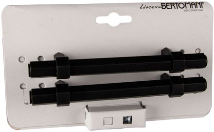 Meubelgreep 2034 - Aluminium Zwart - 96mm - 2 Stuks