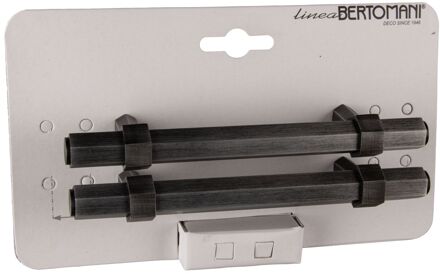 Meubelgreep 2034 Ijzer Aluminium 96mm 2 Stuks